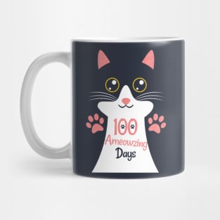 100 Ameowzing Days kawaii kitten cat lover Mug